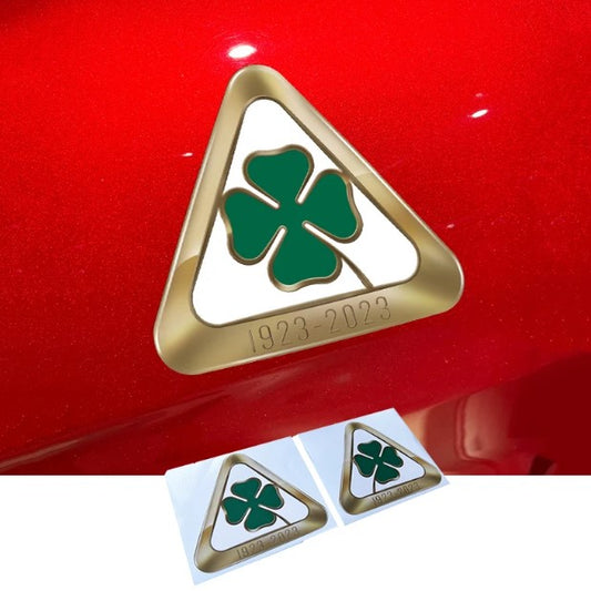 Alfa Romeo Quadrifoglio 100th Anniversary Badge (2pcs)