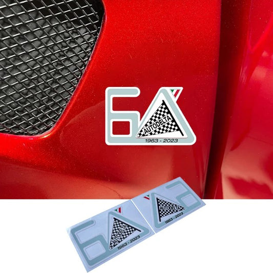 Insigne du 60e anniversaire d'Alfa Romeo Autodelta (2 pièces)