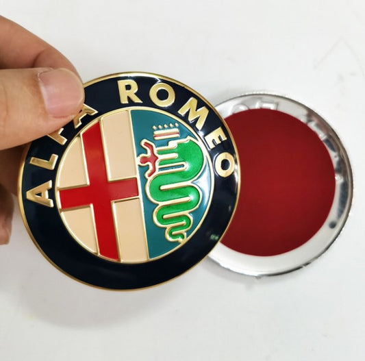 Alfa Romeo Classic Badge 74mm (2pcs)
